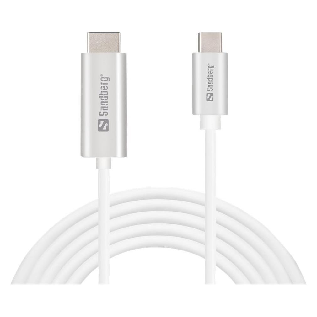 Sandberg USB Typ C - HDMI (Typ A) (2 m) (136-21)