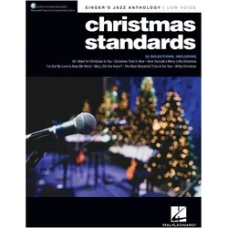 Christmas Standards: Singer/'s Jazz Anthology - Low Voice with Recorded Piano Accompaniments Online, Fachbücher von Hal Leonard Corp