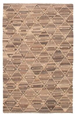 Ecarpetgallery "Sivas Brown Kilim 6'8"" x 10'3"" - 6'8 x 10'3"