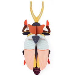 WANDDEKO Leucht Nashornkäfer 26/10 cm