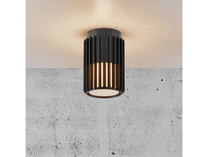 Plafonnier Aludra Ø 12cm Noir/Noir