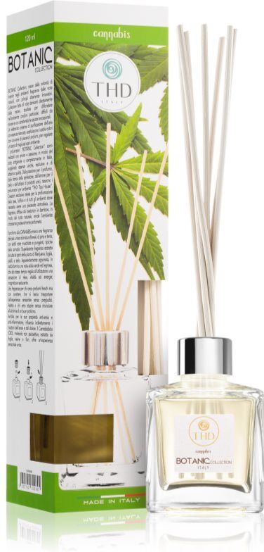 THD Botanic Cannabis diffuseur d'huiles essentielles avec recharge 120 ml
