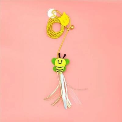 Uplifted Finds Self Entertainment Hanging Caterpillar Swing Toy green Bee