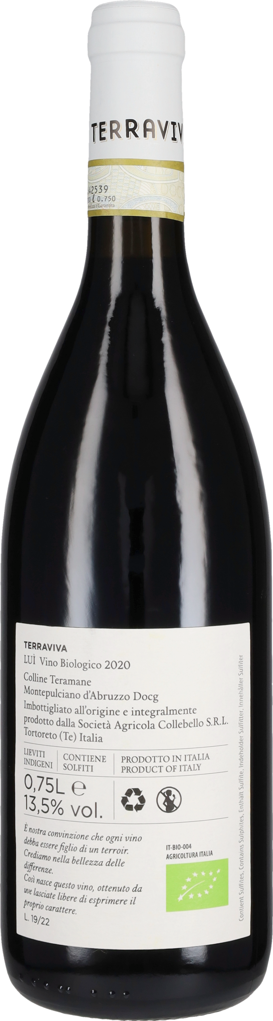 Terraviva Montepulciano d'Abruzzo 'Lui' 2020