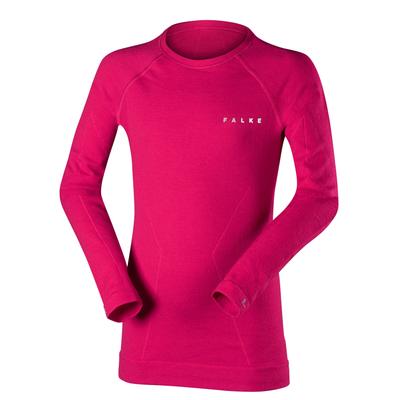 Langarmshirt FALKE "FALKE Langarmshirt", Mädchen, Gr. 158, berry (8284), Shirts Langarmshirt