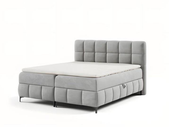 Xlmoebel Boxspringbett Luxuriöses Polsterbett mit elegantem Design und hoher Schlafqualität (Bett), Hergestellt in Europa