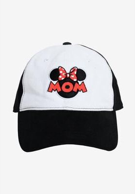 Women's Minnie Mouse Mom Baseball Hat Black & White by Disney in Multi