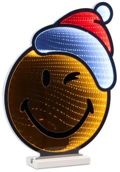 "SmileyWorld(R) Holiday Santa Ekkolight 16""H by Melrose in Orange Red White (Size OS)"
