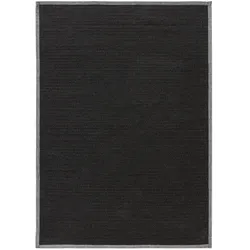 benuta Nest In- & Outdoor-Teppich Nandi Schwarz 200x300 cm - Teppich für Balkon, Terrasse & Garten