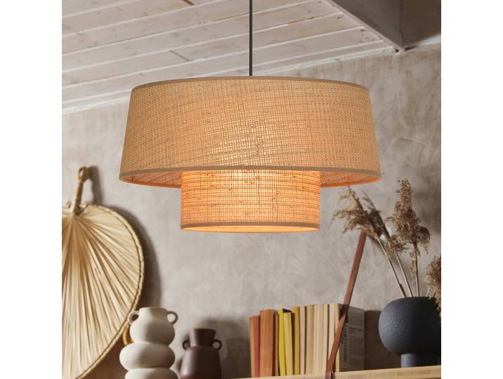 Mali Hängeleuchte jamaica Ø 38 cm Papier - Corep SAS - Wohnzimmer - Papier / Karton - Mit Schirm