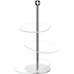 Etagere CENA (LBH 15x24x39 cm) - silber - LBH 15x24x39 cm