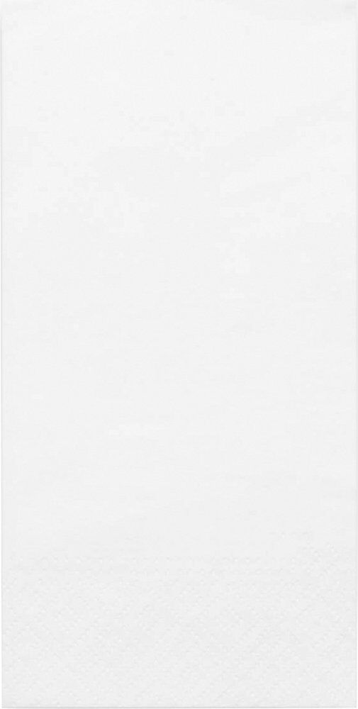 kaiserkraft Servietten, VE 2000 Stk, 2-lagig, 320 x 320 mm, 1/8-Falz, Zellstoff, weiß