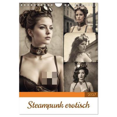 Steampunk erotisch (Wandkalender 2027 DIN A4 hoch), CALVENDO Monatskalender