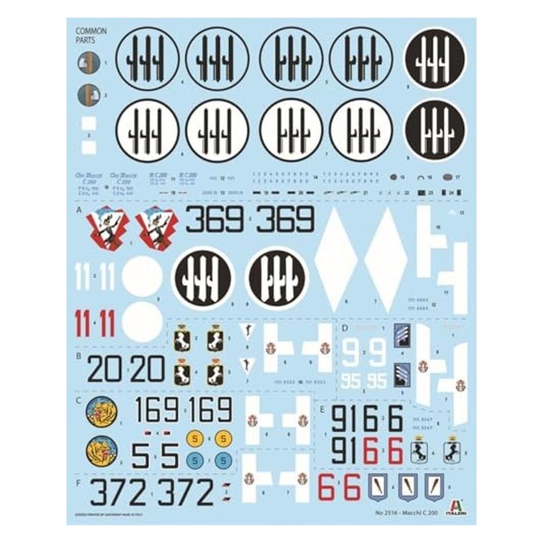 Other 1:32 Macchi MC.200 PE-Teile (510002516)