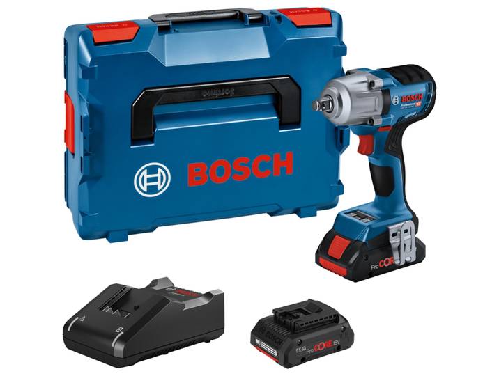 BOSCH Professional 0 601 9K4 002 BOSCH Professional GDS 18V-450 HC Kit visseuse à chocs sans fil 18\,0 V