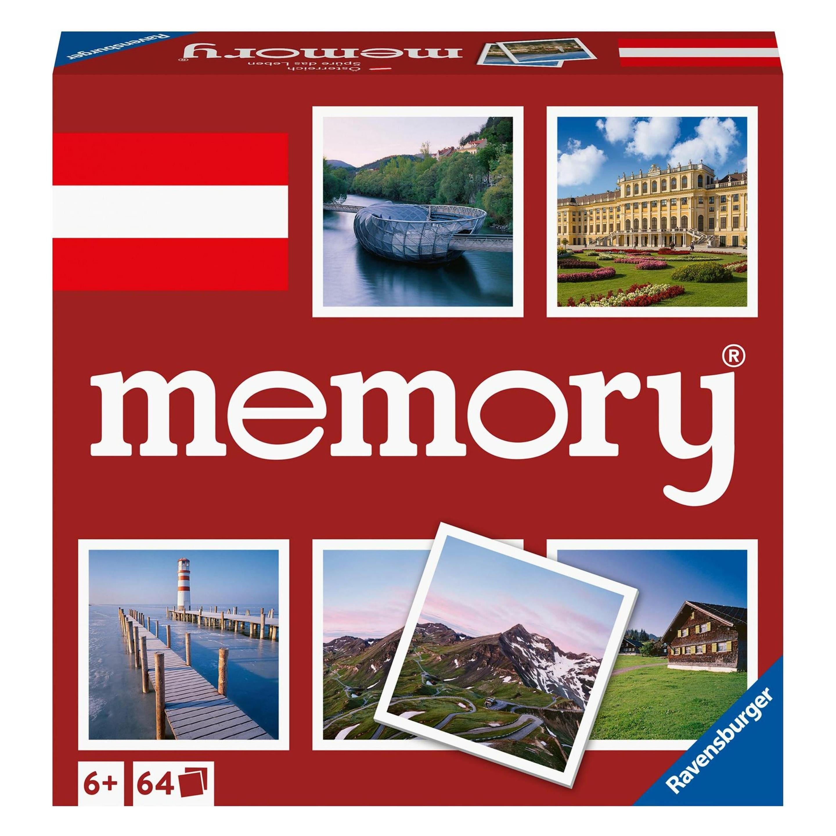 Ravensburger memory Österreich (Deutsch, 2 - 8 Spieler) (20884)
