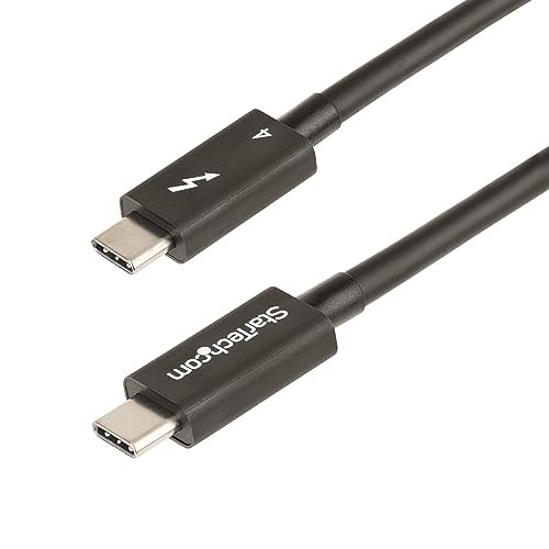 StarTech Thunderbolt 4 Kabel, 1m, 40Gbps, 100W PD, 4K/8K Video, USB-C
