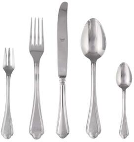 Mepra Leonardo Flatware Set with Cake Forks - 30 Pieces - Stainless Steel