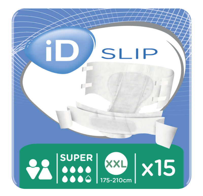Ontex iD ID Expert Slip Super XXL - 8 paquets de 15 protections