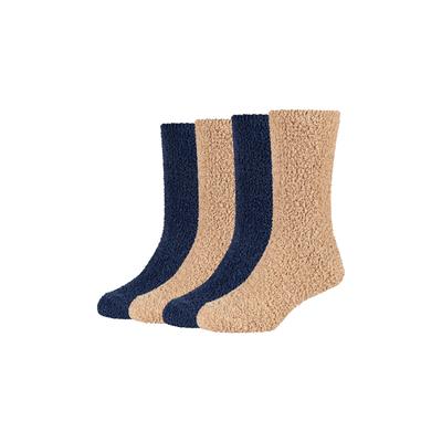 Socken CAMANO "warm & cozy", Damen, Gr. 39-42, beige (travertine), Elasthan, Polyester, normal, Socken Socken, bequem, weich, soft, kein Einschneiden, winter warm cozy