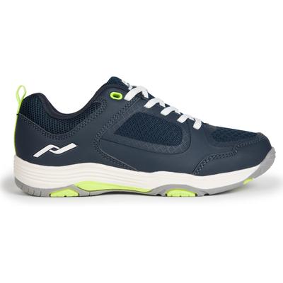 Hallenschuh PRO TOUCH "KI.-INDOOR-SCHUH REBEL IV J", Mädchen, Gr. 36, blau (navy schwarz, navy, yello), Synthetik, Schuhe Hallenschuh
