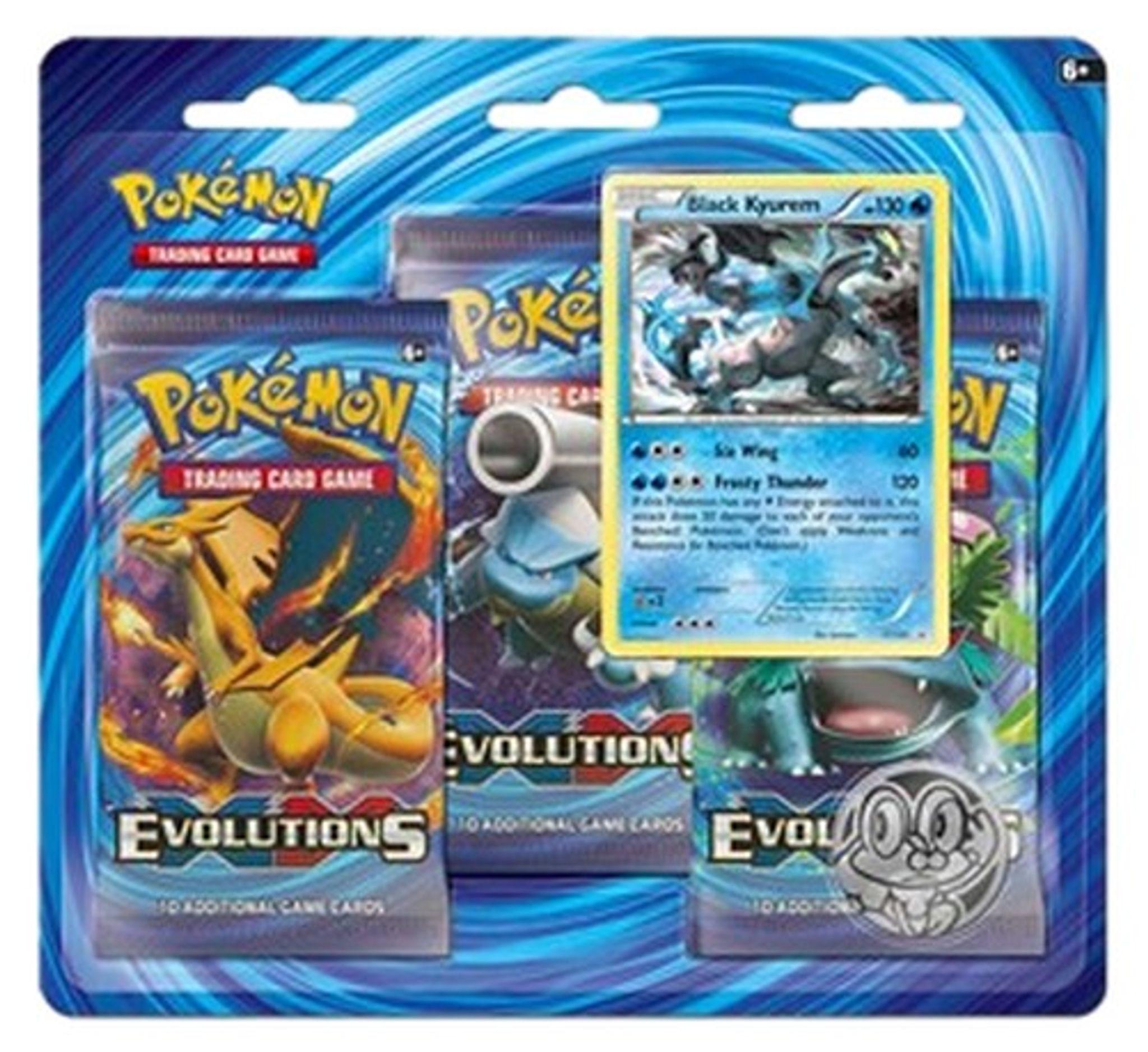 Pokemon Evolutions: Black Kyurem 3-Pack Blister