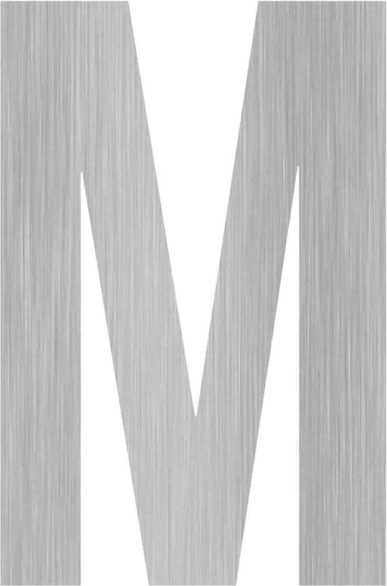 MGM-trading MDF Letter M voor decoratie en knutselen, 10 cm, 6 mm dikte