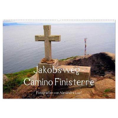 Jakobsweg - Camino Finisterre (Wandkalender 2027 DIN A2 quer), CALVENDO Monatskalender
