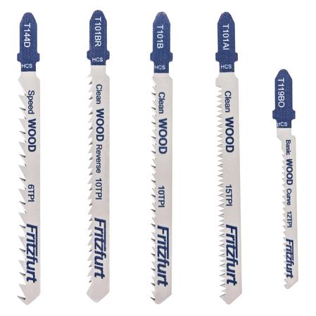 Fritzfurt 3401-3201 Stichsägeblatt-Set Holz 5-teilig 1 Set (3401-3201)