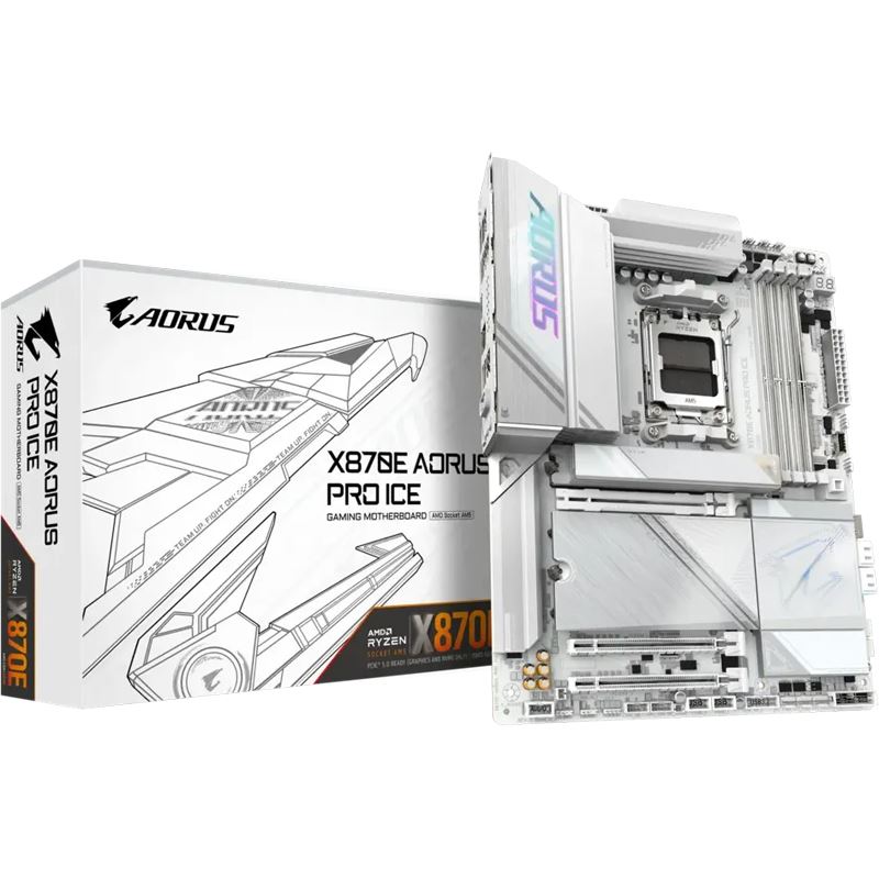 Gigabyte AORUS Pro ICE AMD X870E So.AM5 DDR5 ATX Retail