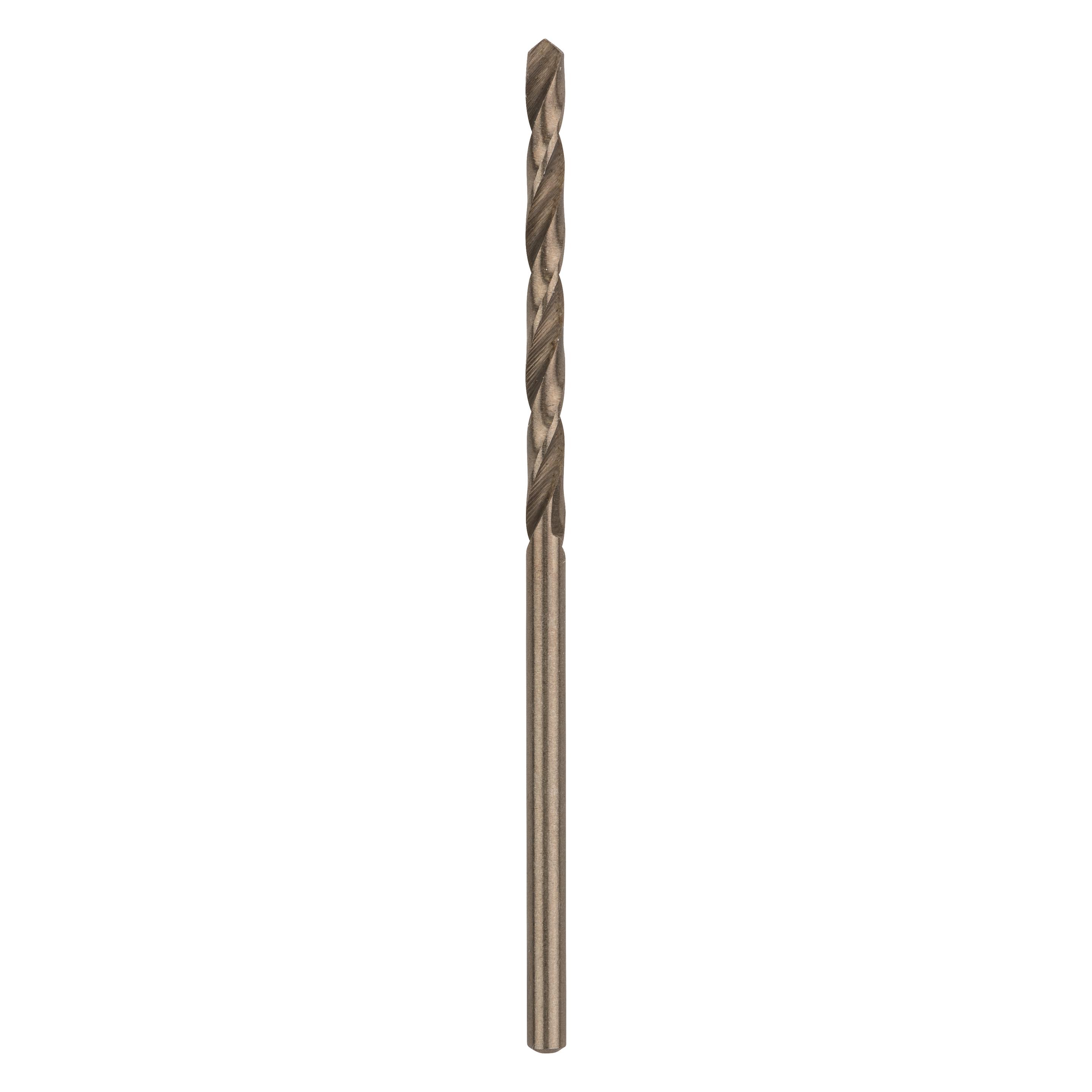 Bosch Professional Zubehör PRO Stainless Steel HSS-Co CYL Spiralbohrer, 2.5mm (2608577590)