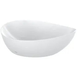 TOTO TA Aufsatzwaschtisch, ohne Hahnloch, mit Überlauf, 460x420mm, Cefiontect, Linearceram, L4704E