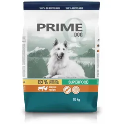PUPIL Prime Trockenfutter für Hunde, reich an Geflügel und Rindfleisch 10kg