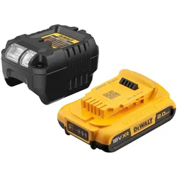 DeWalt, Werkzeugakku + Ladegerät, DCB 1102 D1 Akku Starter Set 18 V mit 1x Akku 2,0 Ah + DCB 1102 Ladegerät (18 V)
