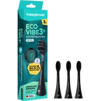 ECO VIBE 3 Aufsteckbürsten schwarz
