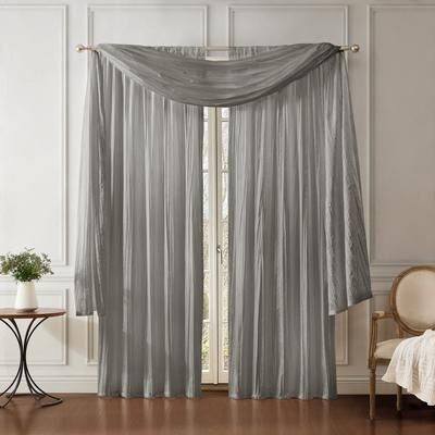Threadmade Athena Rod Pocket Curtain Panel Set of 3