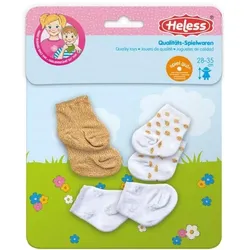 Heless Glitzerpuppensocken - 3 Paar