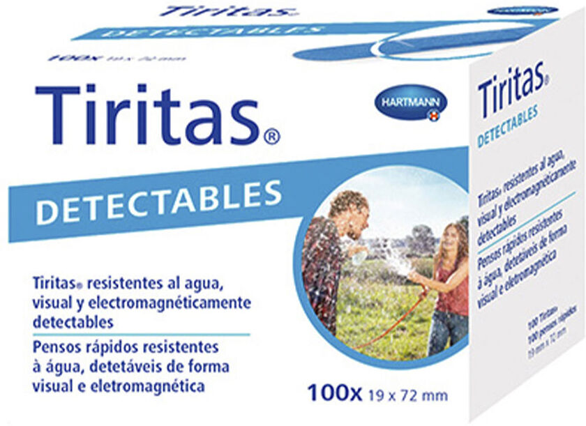 Hartmann Tiritas detectables 19x72mm 100 u