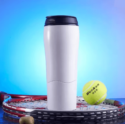 Inspire Essentials GripSafe Magic Suction Cup Anti Spill Water Cup For Kids And Travel white