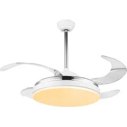 Deckenventilator Cabrera 100 cm Weiß mit LED Leuchte