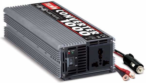 Telwin Converter 1000 - Convertisseur de courant à onduleur de 12V CC à 230V CA - puissance 1000W