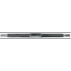 Tecwerk, Raspel + Feile, Gewindefeile für metrisches Gewinde (230 mm)