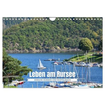 Leben am Rursee (Wandkalender 2027 DIN A4 quer), CALVENDO Monatskalender
