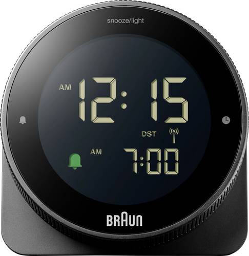 Braun BC24DCF Wecker Schwarz Alarmzeiten 1 1 Timerzeit