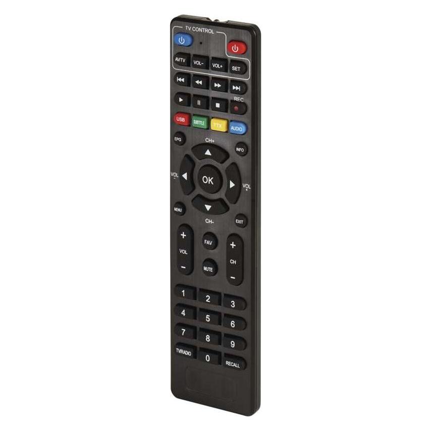 Emos Fernbedienung für Receiver EM190/EM190S/EM190L (Gerätespezifische Fernbedienung, Infrarot) (43038670)