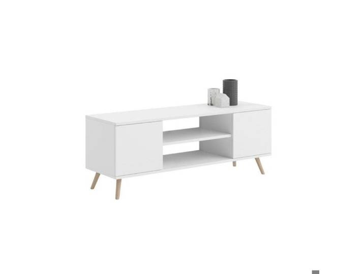 Meuble TV Moderne 135 blanc - 1001JOUETS
