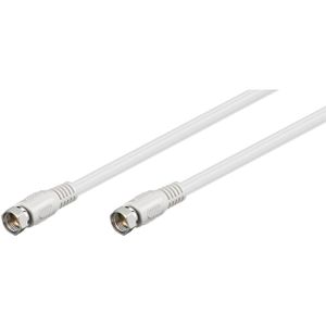 Goobay Antennenkabel 50739, Koaxialkabel, SAT-Kabel, F-Stecker auf F-Stecker, 5 m