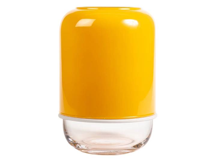 Muurla Vase ajustable Capsule 18-28cm Gul-transparent