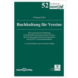 Buchhaltung für Vereine, Ratgeber von Wolfgang Pfeffer
