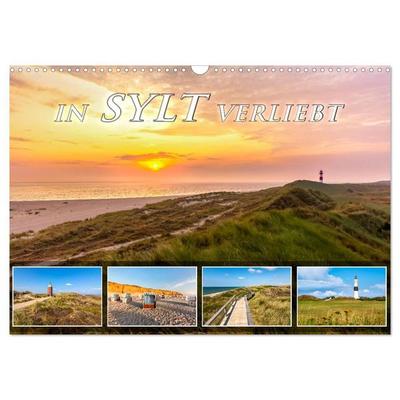 IN SYLT VERLIEBT (Wandkalender 2027 DIN A3 quer), CALVENDO Monatskalender